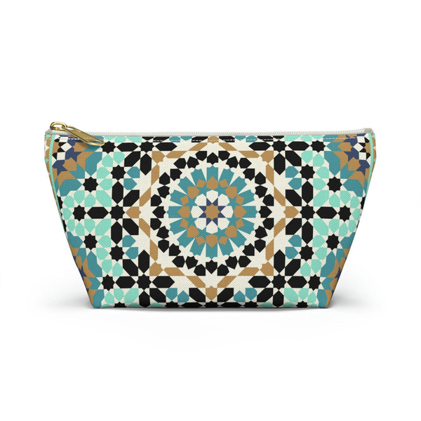 Colorful Accessory Pouch w T-bottom Moroccan Design - Souvenirs | Tours | Hotels | Restaurants