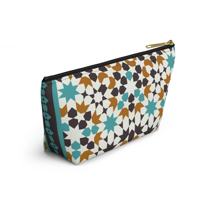 Colorful Accessory Pouch w T-bottom Moroccan Design - Souvenirs | Tours | Hotels | Restaurants