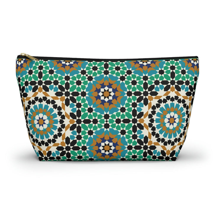 Colorful Accessory Pouch w T-bottom Moroccan Design - Souvenirs | Tours | Hotels | Restaurants