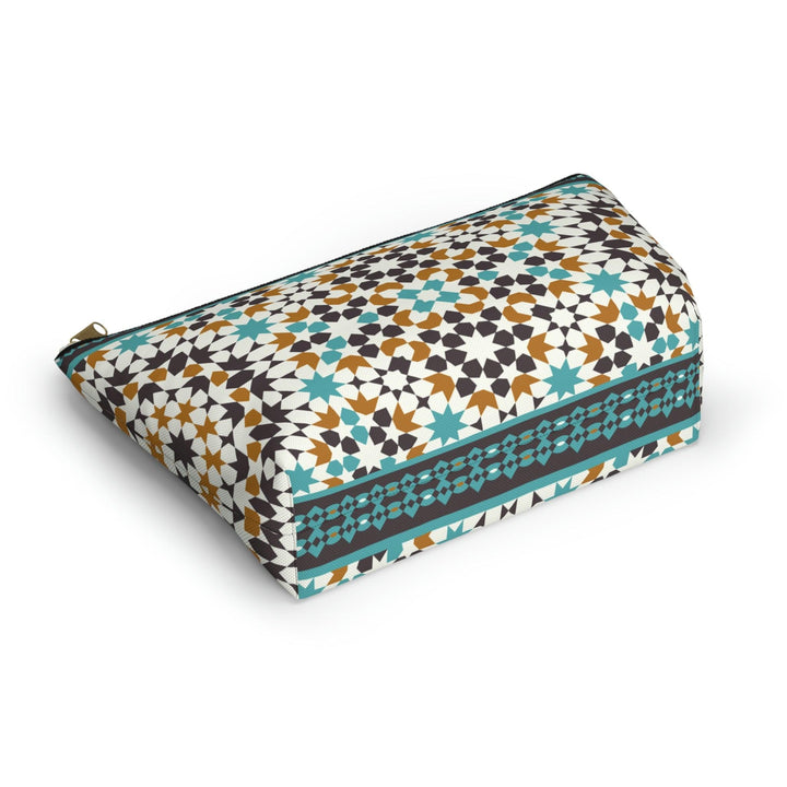 Colorful Accessory Pouch w T-bottom Moroccan Design - Souvenirs | Tours | Hotels | Restaurants