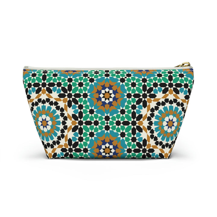 Colorful Accessory Pouch w T-bottom Moroccan Design - Souvenirs | Tours | Hotels | Restaurants