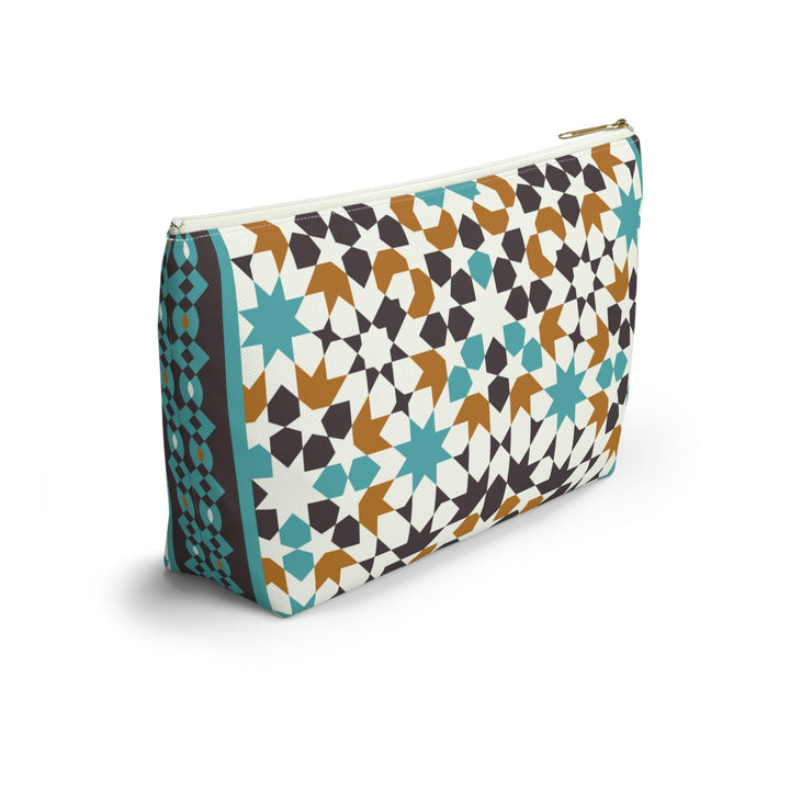 Colorful Accessory Pouch w T-bottom Moroccan Design - Souvenirs | Tours | Hotels | Restaurants