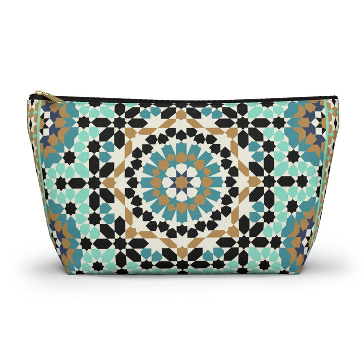 Colorful Accessory Pouch w T-bottom Moroccan Design - Souvenirs | Tours | Hotels | Restaurants