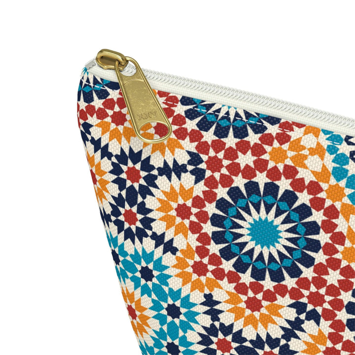 Colorful Pouch w T-bottom Moroccan Design - Souvenirs | Tours | Hotels | Restaurants