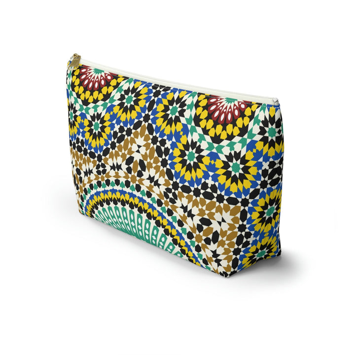 Colorful Accessory Pouch w T-bottom Moroccan Design - Souvenirs | Tours | Hotels | Restaurants