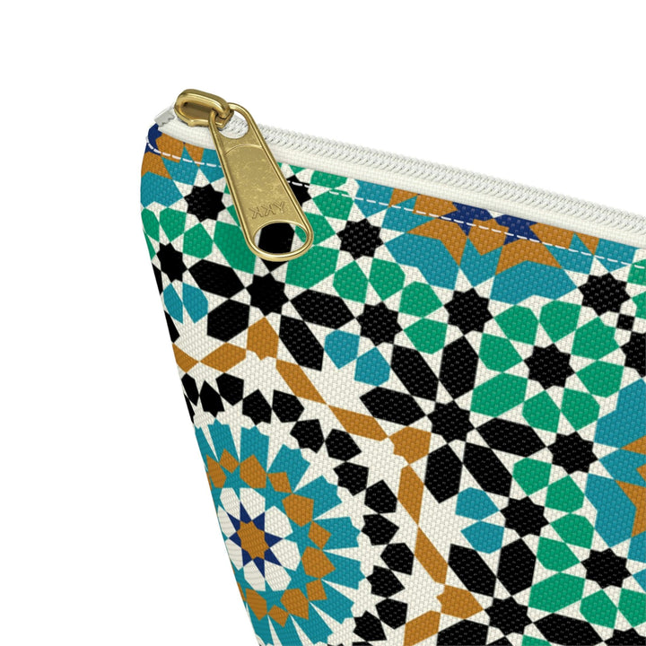 Colorful Accessory Pouch w T-bottom Moroccan Design - Souvenirs | Tours | Hotels | Restaurants