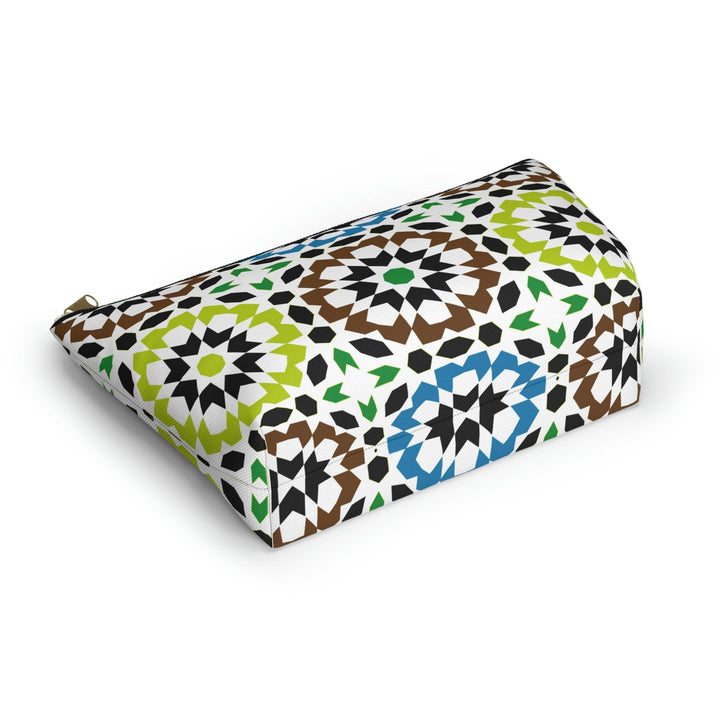 Colorful Accessory Pouch w T-bottom Moroccan Design - Souvenirs | Tours | Hotels | Restaurants