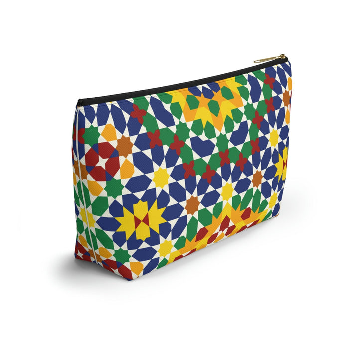 Colorful Accessory Pouch w T-bottom Moroccan Design - Souvenirs | Tours | Hotels | Restaurants