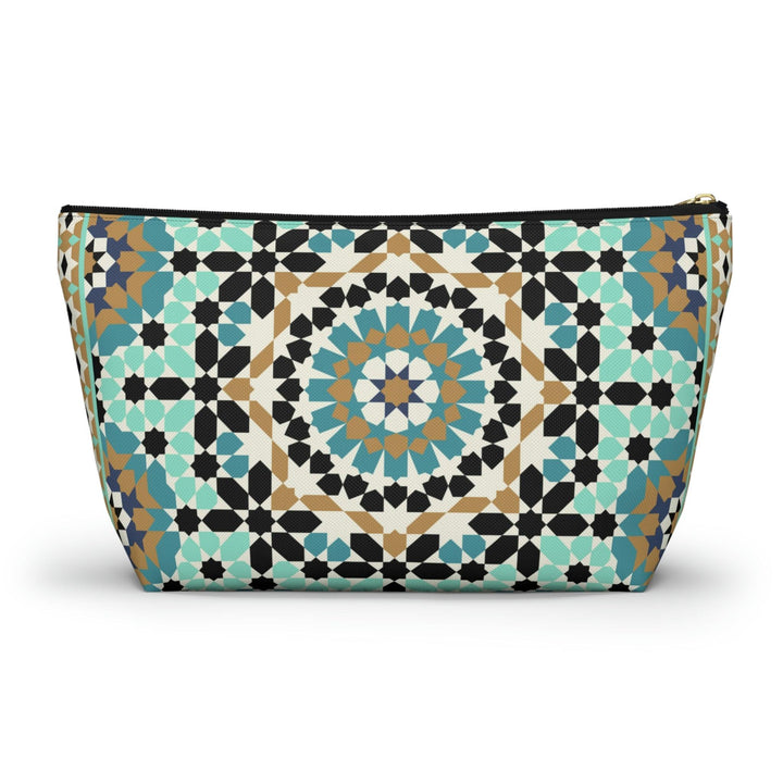 Colorful Accessory Pouch w T-bottom Moroccan Design - Souvenirs | Tours | Hotels | Restaurants