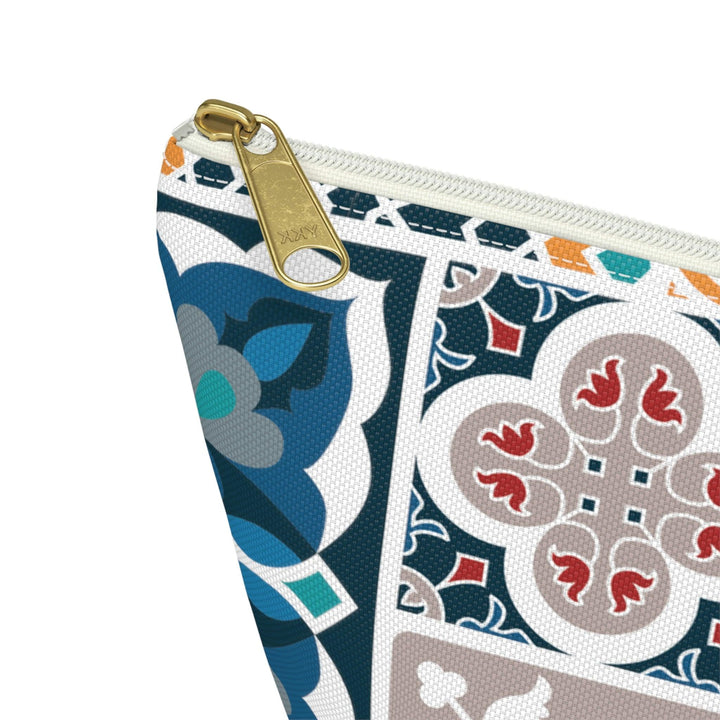 Colorful Accessory Pouch w T-bottom Moroccan Design - Souvenirs | Tours | Hotels | Restaurants