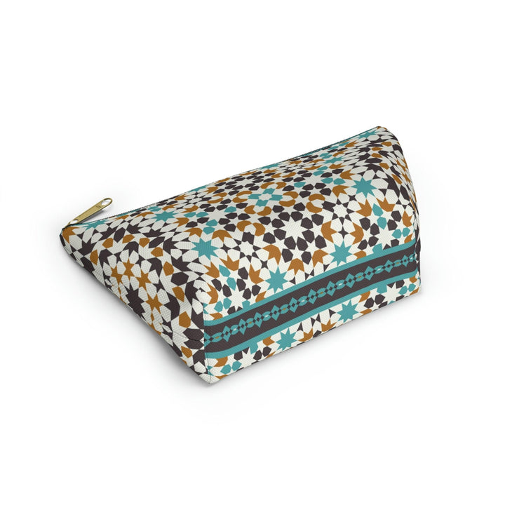 Colorful Accessory Pouch w T-bottom Moroccan Design - Souvenirs | Tours | Hotels | Restaurants