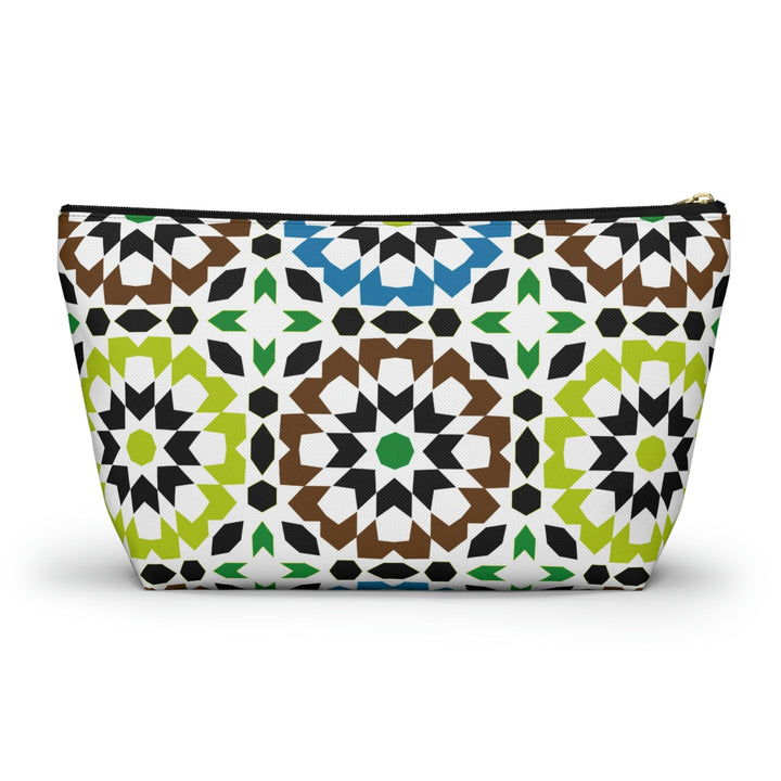 Colorful Accessory Pouch w T-bottom Moroccan Design - Souvenirs | Tours | Hotels | Restaurants