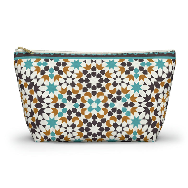 Colorful Accessory Pouch w T-bottom Moroccan Design - Souvenirs | Tours | Hotels | Restaurants