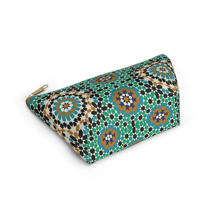 Colorful Accessory Pouch w T-bottom Moroccan Design - Souvenirs | Tours | Hotels | Restaurants