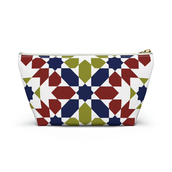 Colorful Accessory Pouch w T-bottom Moroccan Design - Souvenirs | Tours | Hotels | Restaurants