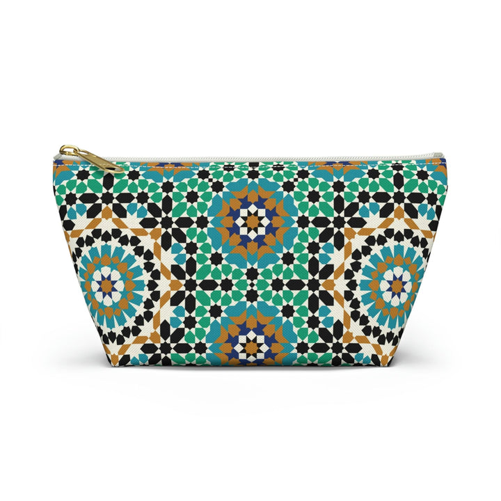 Colorful Accessory Pouch w T-bottom Moroccan Design - Souvenirs | Tours | Hotels | Restaurants