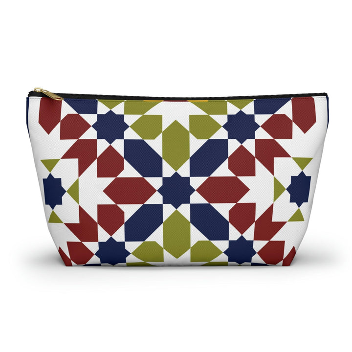 Colorful Accessory Pouch w T-bottom Moroccan Design - Souvenirs | Tours | Hotels | Restaurants