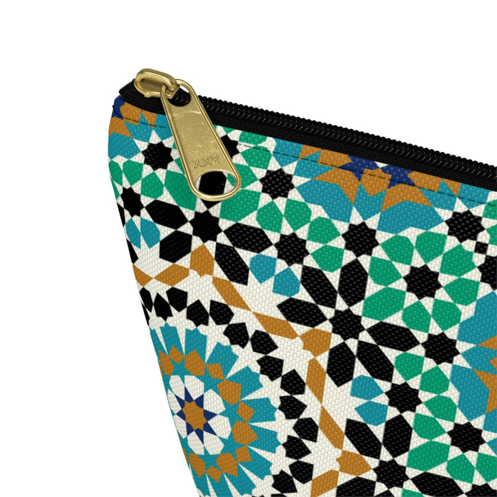 Colorful Accessory Pouch w T-bottom Moroccan Design - Souvenirs | Tours | Hotels | Restaurants