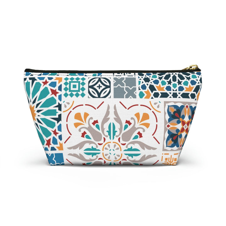 Colorful Accessory Pouch w T-bottom Moroccan Design - Souvenirs | Tours | Hotels | Restaurants