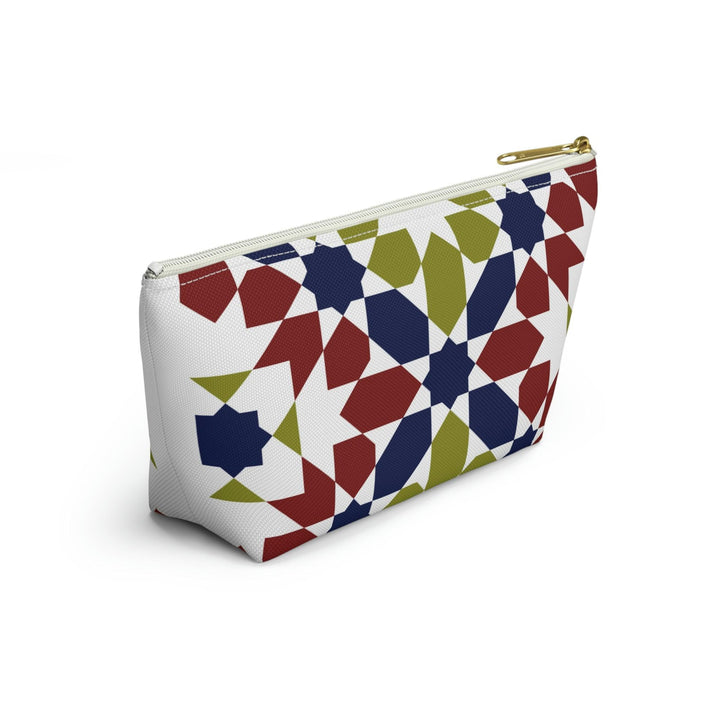 Colorful Accessory Pouch w T-bottom Moroccan Design - Souvenirs | Tours | Hotels | Restaurants