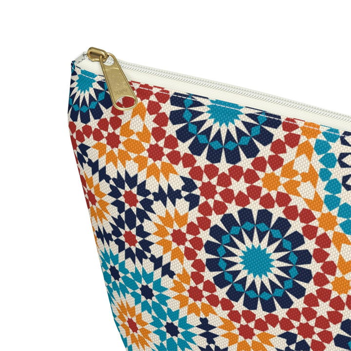 Colorful Pouch w T-bottom Moroccan Design - Souvenirs | Tours | Hotels | Restaurants