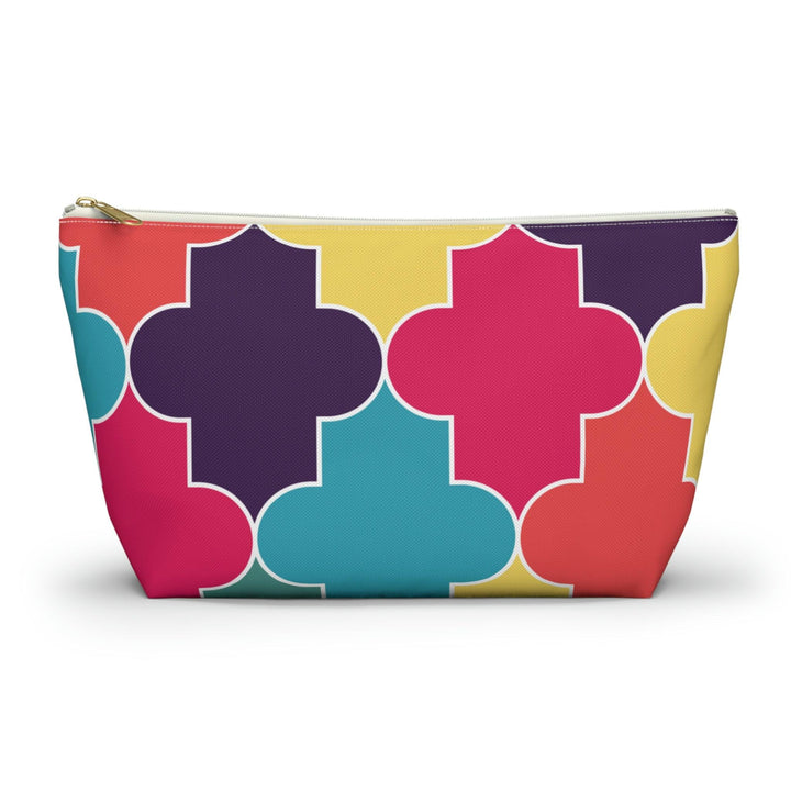 Colorful Accessory Pouch w T-bottom Moroccan Design - Souvenirs | Tours | Hotels | Restaurants