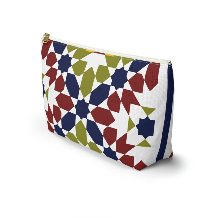 Colorful Accessory Pouch w T-bottom Moroccan Design - Souvenirs | Tours | Hotels | Restaurants