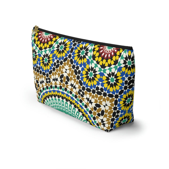 Colorful Accessory Pouch w T-bottom Moroccan Design - Souvenirs | Tours | Hotels | Restaurants