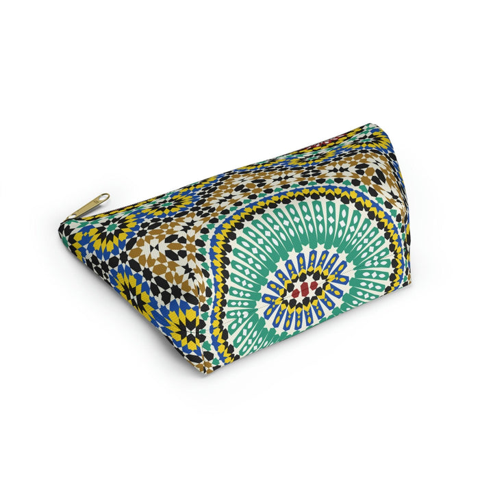 Colorful Accessory Pouch w T-bottom Moroccan Design - Souvenirs | Tours | Hotels | Restaurants