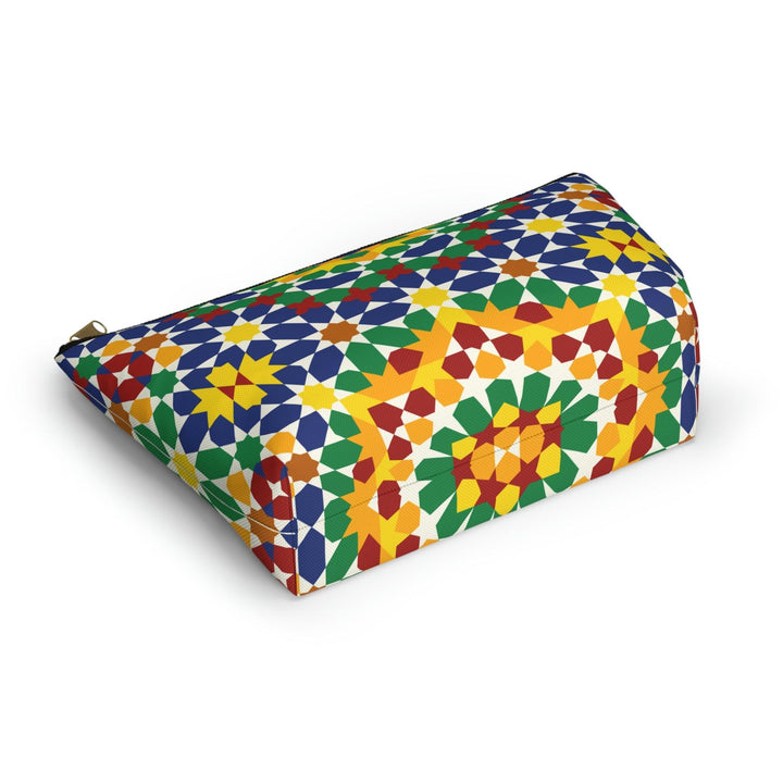 Colorful Accessory Pouch w T-bottom Moroccan Design - Souvenirs | Tours | Hotels | Restaurants