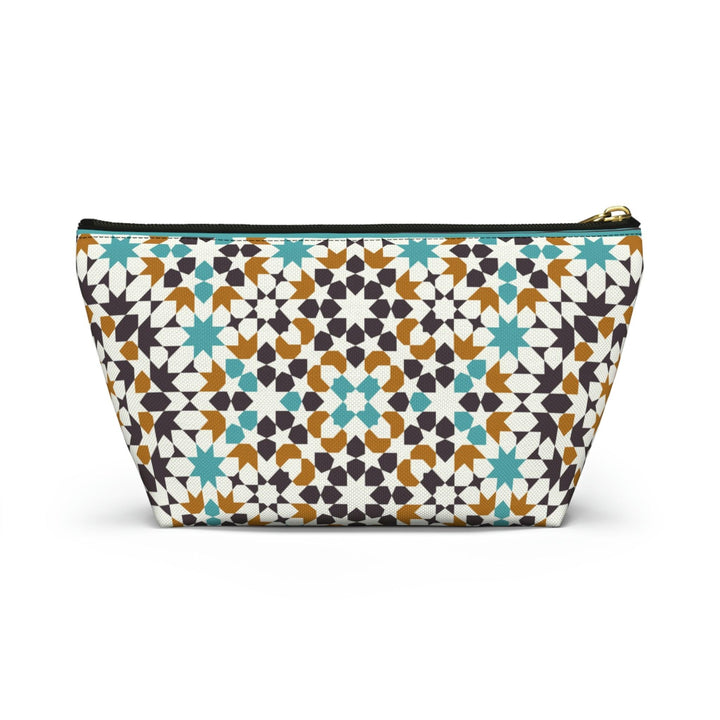 Colorful Accessory Pouch w T-bottom Moroccan Design - Souvenirs | Tours | Hotels | Restaurants