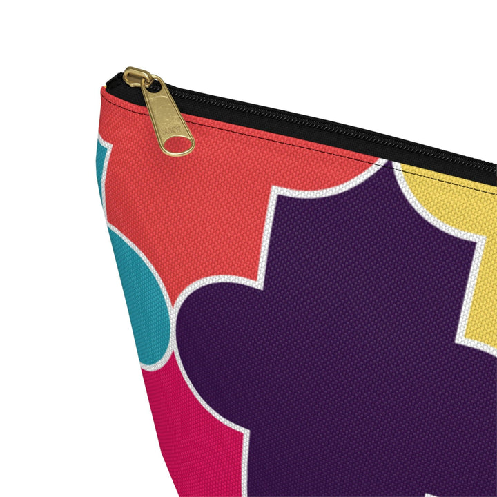 Colorful Accessory Pouch w T-bottom Moroccan Design - Souvenirs | Tours | Hotels | Restaurants