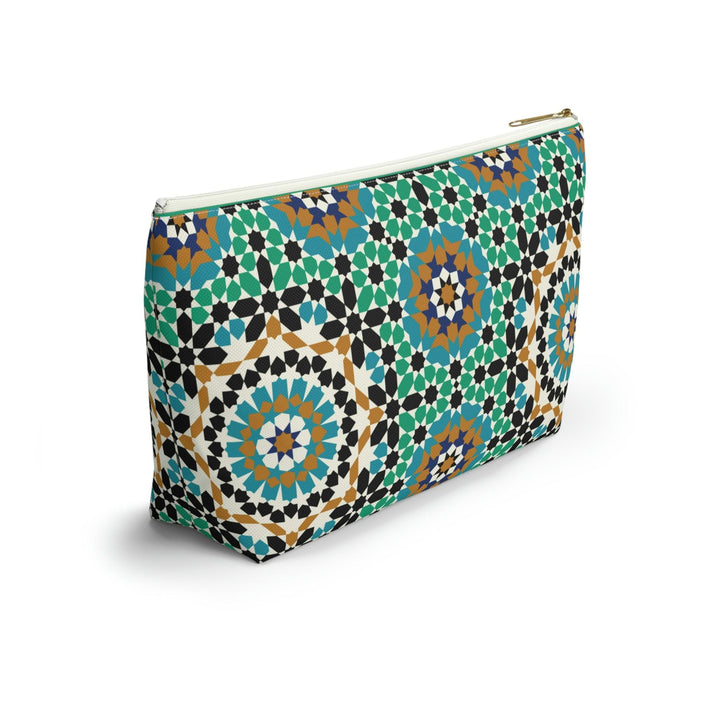 Colorful Accessory Pouch w T-bottom Moroccan Design - Souvenirs | Tours | Hotels | Restaurants