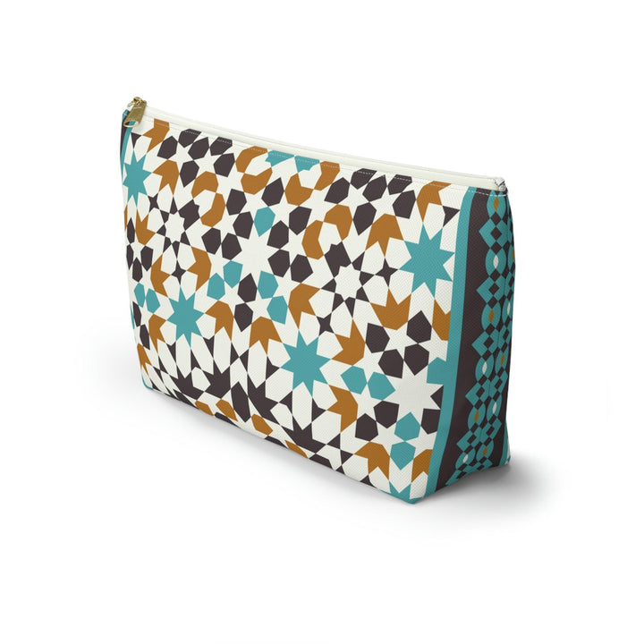 Colorful Accessory Pouch w T-bottom Moroccan Design - Souvenirs | Tours | Hotels | Restaurants