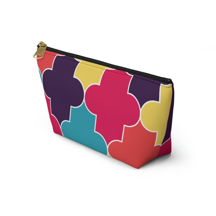 Colorful Accessory Pouch w T-bottom Moroccan Design - Souvenirs | Tours | Hotels | Restaurants