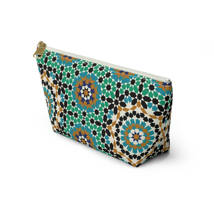 Colorful Accessory Pouch w T-bottom Moroccan Design - Souvenirs | Tours | Hotels | Restaurants