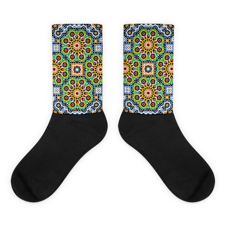 Colorful Socks Moroccan Tile Design - Souvenirs | Tours | Hotels | Restaurants