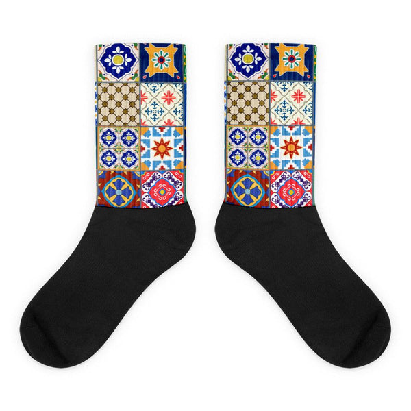 Colorful Socks Moroccan Tile Design - Souvenirs | Tours | Hotels | Restaurants