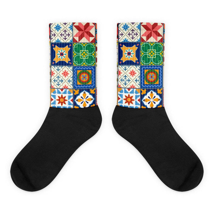 Colorful Socks Moroccan Tile Design - Souvenirs | Tours | Hotels | Restaurants