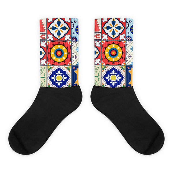 Colorful Socks Moroccan Tile Design - Souvenirs | Tours | Hotels | Restaurants