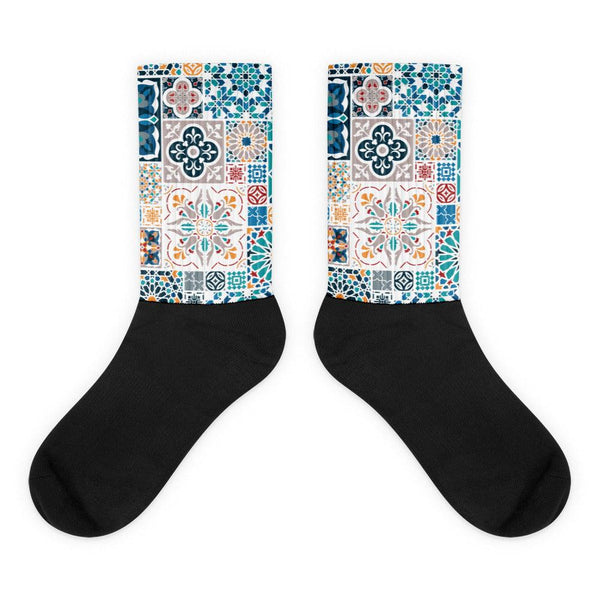 Colorful Socks Moroccan Tile Design - Souvenirs | Tours | Hotels | Restaurants