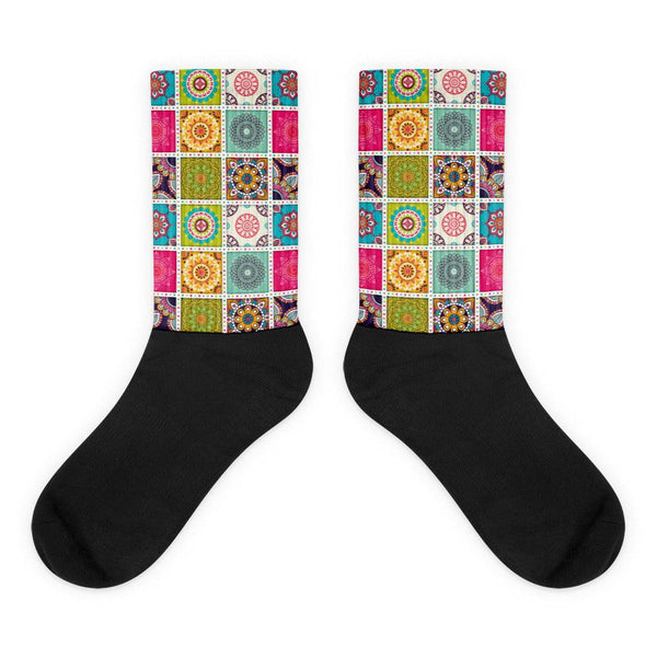 Colorful Socks Moroccan Tile Design - Souvenirs | Tours | Hotels | Restaurants