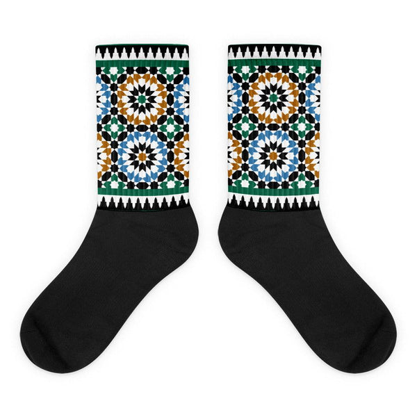 Colorful Socks Moroccan Tile Design - Souvenirs | Tours | Hotels | Restaurants