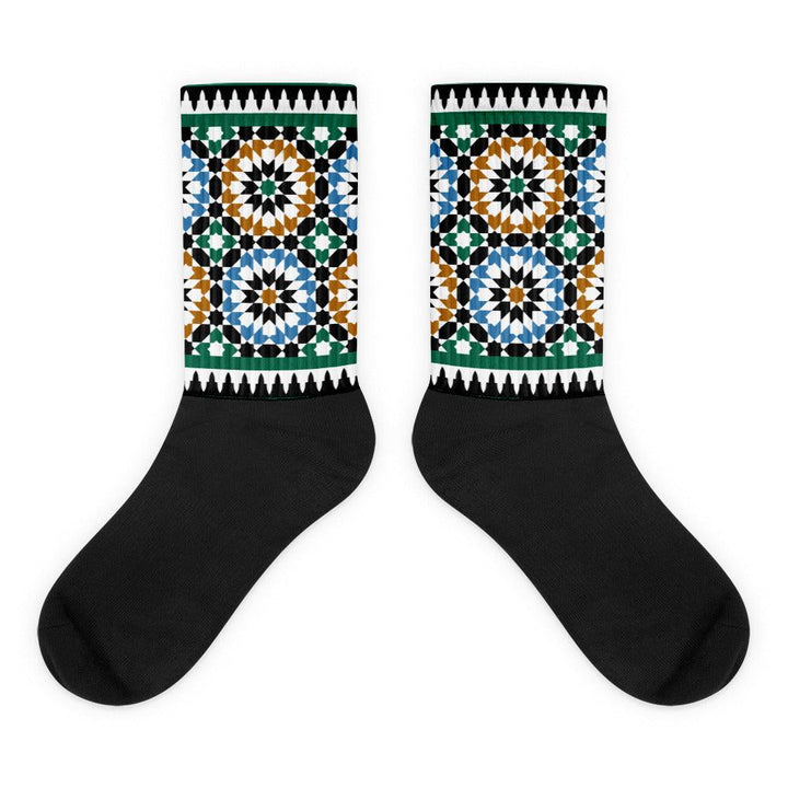 Colorful Socks Moroccan Tile Design - Souvenirs | Tours | Hotels | Restaurants