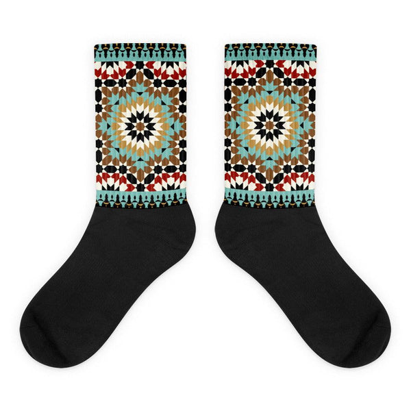 Colorful Socks Moroccan Tile Design - Souvenirs | Tours | Hotels | Restaurants