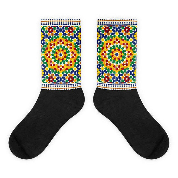 Colorful Socks Moroccan Tile Design - Souvenirs | Tours | Hotels | Restaurants