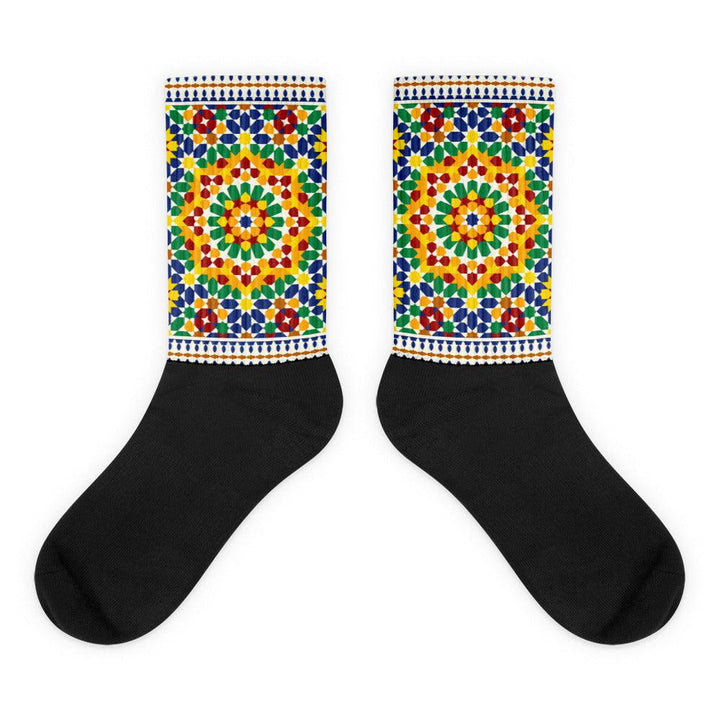 Colorful Socks Moroccan Tile Design - Souvenirs | Tours | Hotels | Restaurants