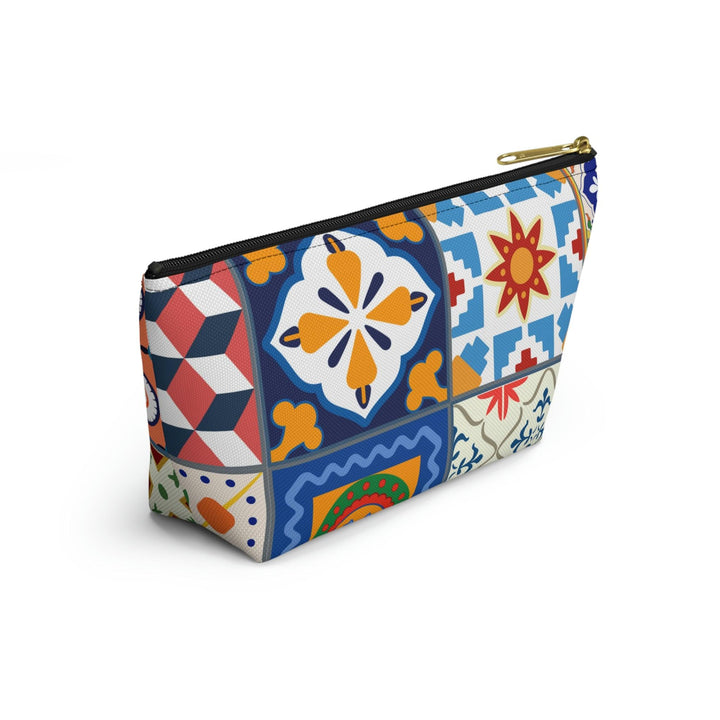 Colorful Accessory Pouch w T-bottom Moroccan Design - Souvenirs | Tours | Hotels | Restaurants