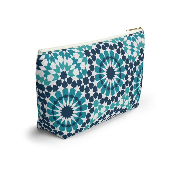 Colorful Accessory Pouch w T-bottom Moroccan Design - Souvenirs | Tours | Hotels | Restaurants