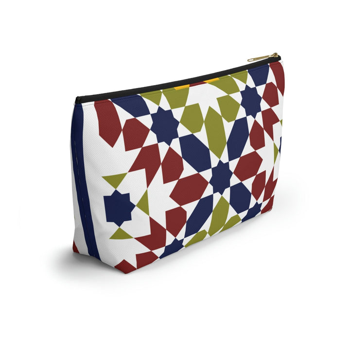 Colorful Accessory Pouch w T-bottom Moroccan Design - Souvenirs | Tours | Hotels | Restaurants